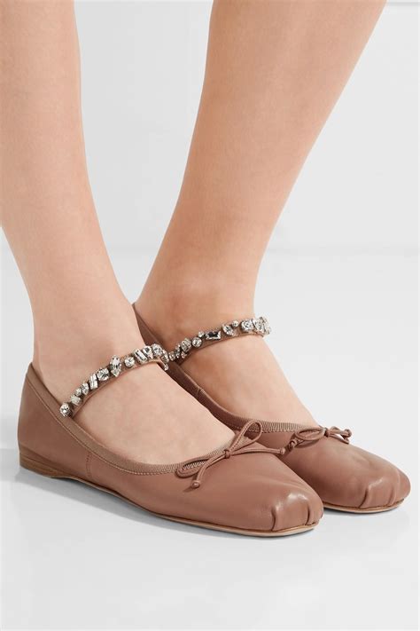 miu miu shoes with crystals